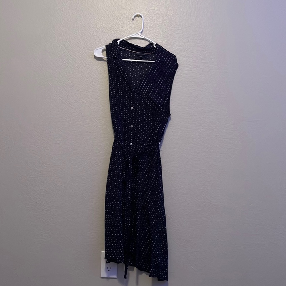 Tommy blue sleeve less midi dress